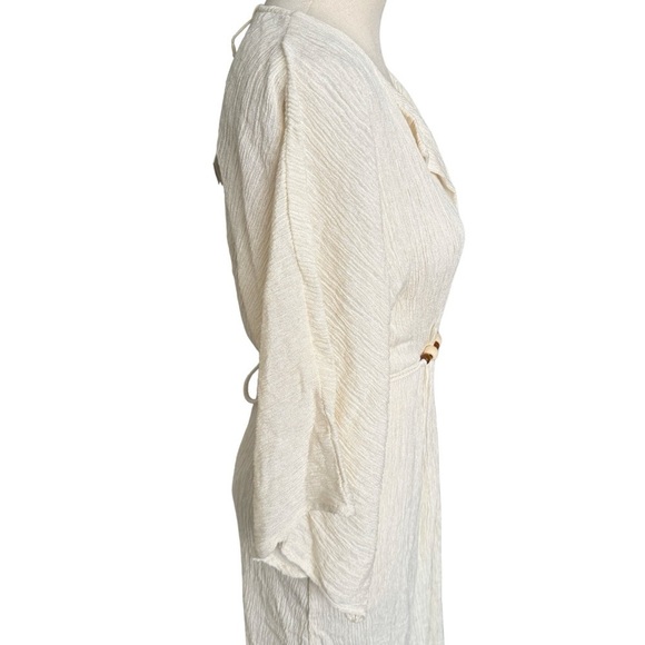 NWT Savannah Morrow Alessia Belted Silk/Bamboo Blend Crepon Maxi Dress XS/S - Picture 9 of 13
